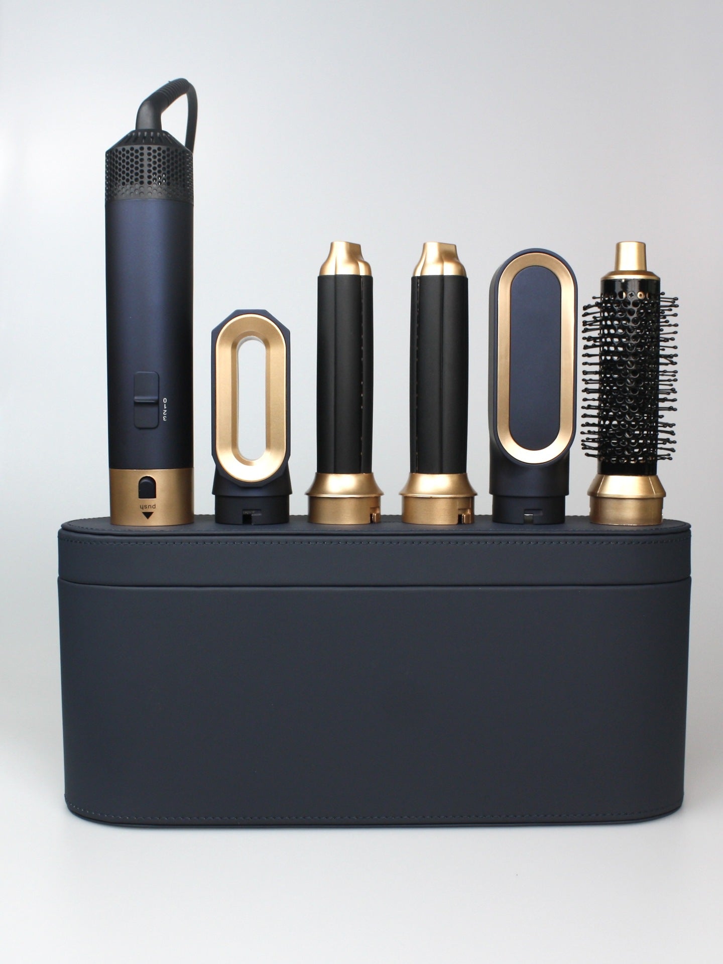 IconicStyle 5-in-1 Haarstyler – High-Speed Föhn mit Stylingaufsätzen und Transportbox