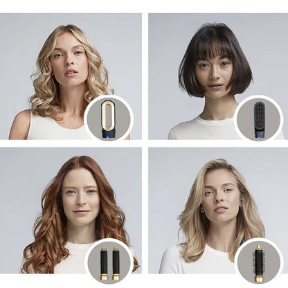 IconicStyle Stylingaufsätze – unterschiedliche Looks mit Auto-Curler, Glättungsdüse und Rundbürste