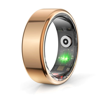 IconicRing Pro Smart Ring in Gold – Innenbeleuchtung und Sensorik sichtba