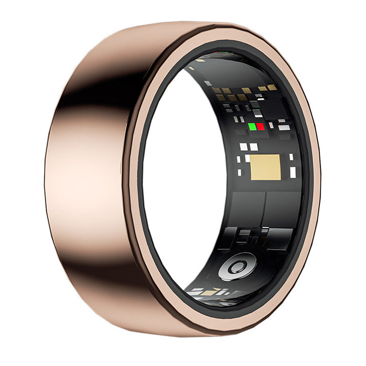 IconicRing Pro Smart Ring in Roségold – futuristische Innenansicht mit Sensoren