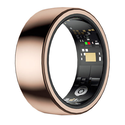 IconicRing Pro Smart Ring in Roségold – futuristische Innenansicht mit Sensoren